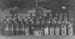 The Band pictured with Bandmaster Sonny Aldred - 1926