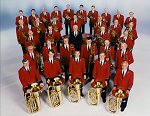 The Band in their new red jackets, BM Robert Munn - 1995