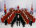 The Band in their new red jackets, BM Robert Munn - 1995