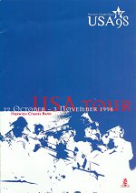 1998 USA Tour programme