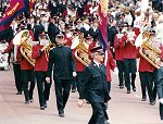 On the march at the International Congress, London - 1990