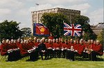 In front of Norwich Castle, BM Robert Munn - 1993